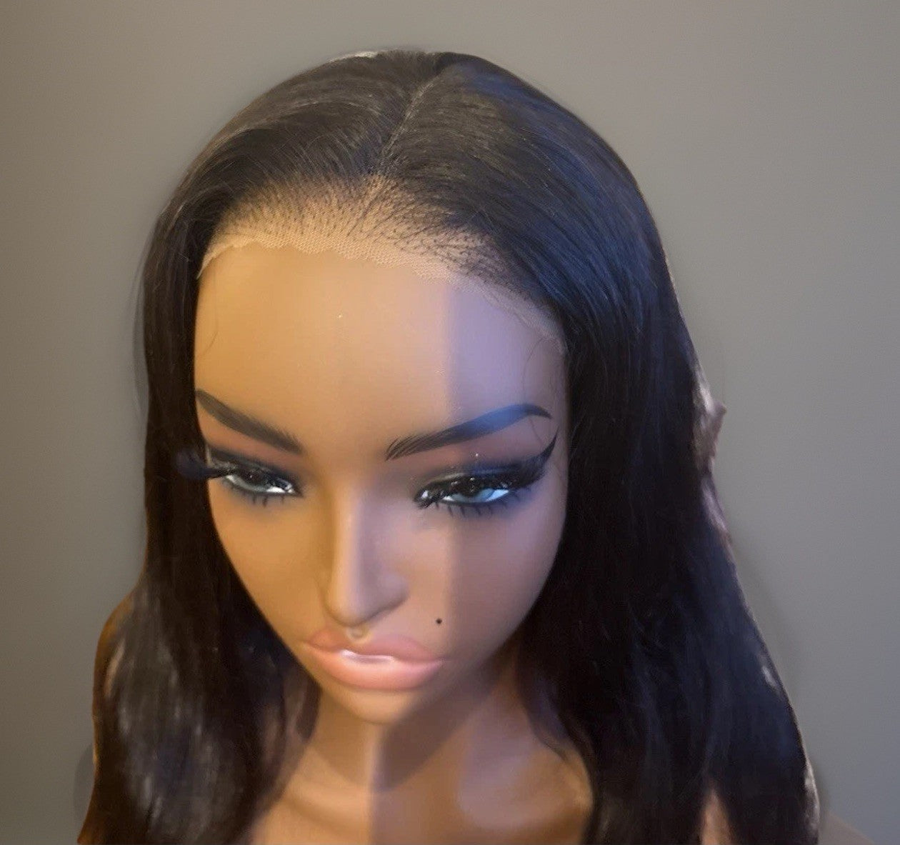 22” 150% Density 4x4 HD Lace Front Straight Human Hair Wig
