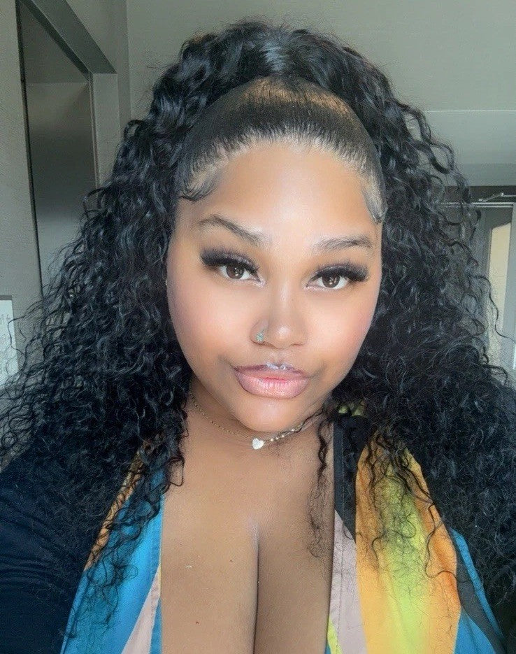 3-5 Bundles of 100% Water Wave Human Hair Extensions 18”-22”