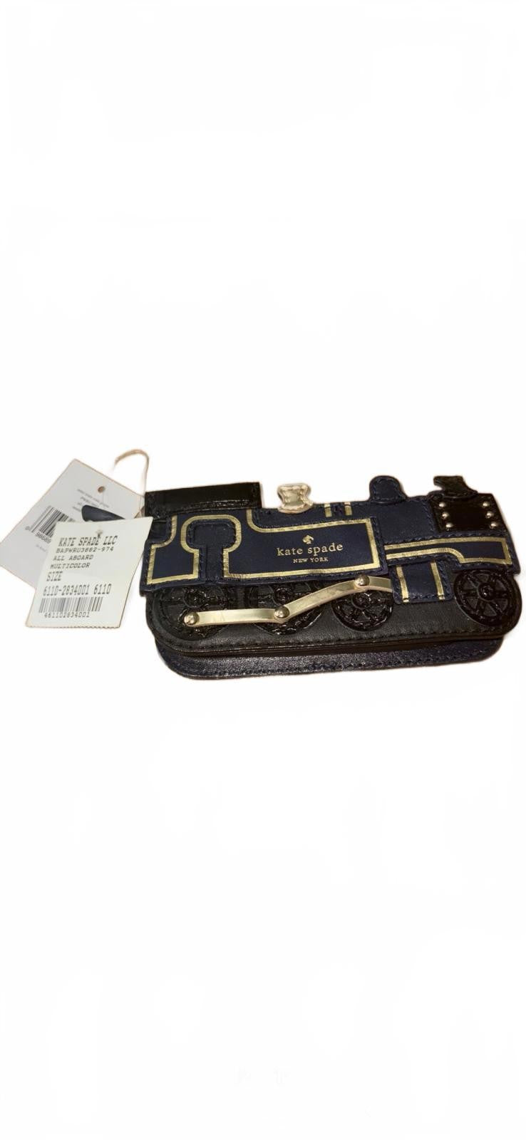 NEW WITH TAG !!Kate Spade All Aboard Mini Train Coin Purse