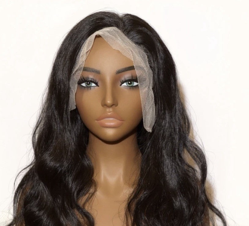30” 180% Density 13x6 HD Lace Frontal Body Wave Human Hair Wig