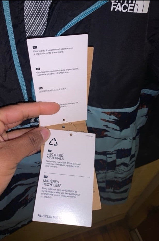 NWT-The North Face Men's Small Blue Antora Anorak Jacket