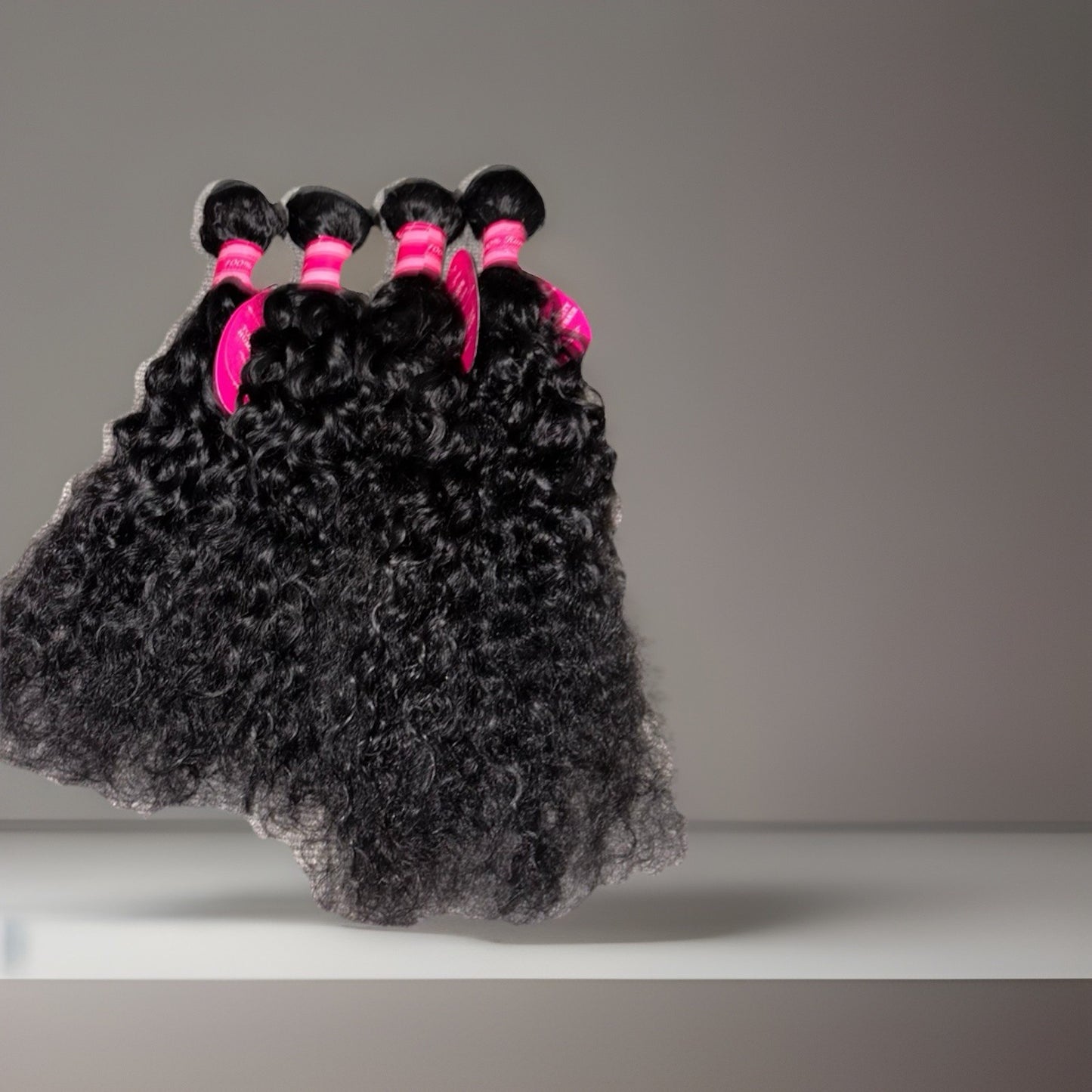 4 Bundles of 100% Water Wave Human Hair Extensions 18”-24” Available