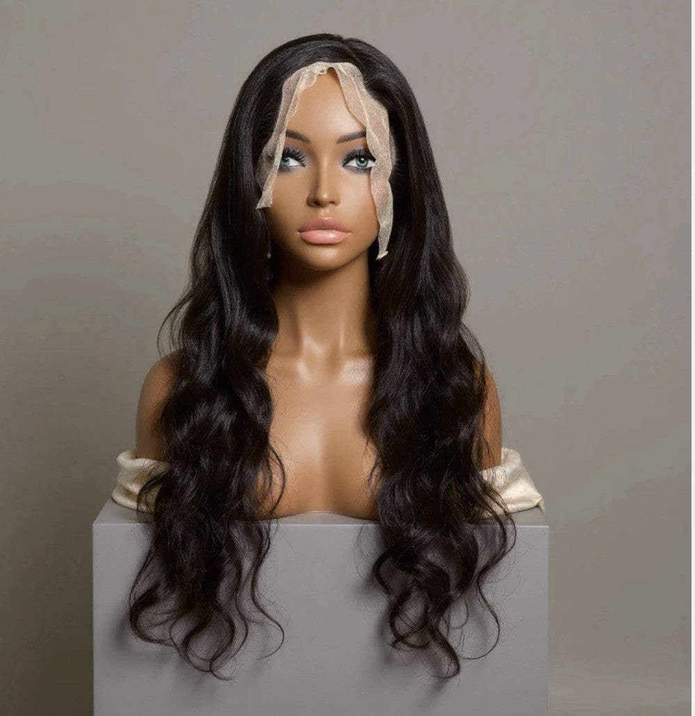 30” 180% Density 13x6 HD Lace Frontal Body Wave Human Hair Wig