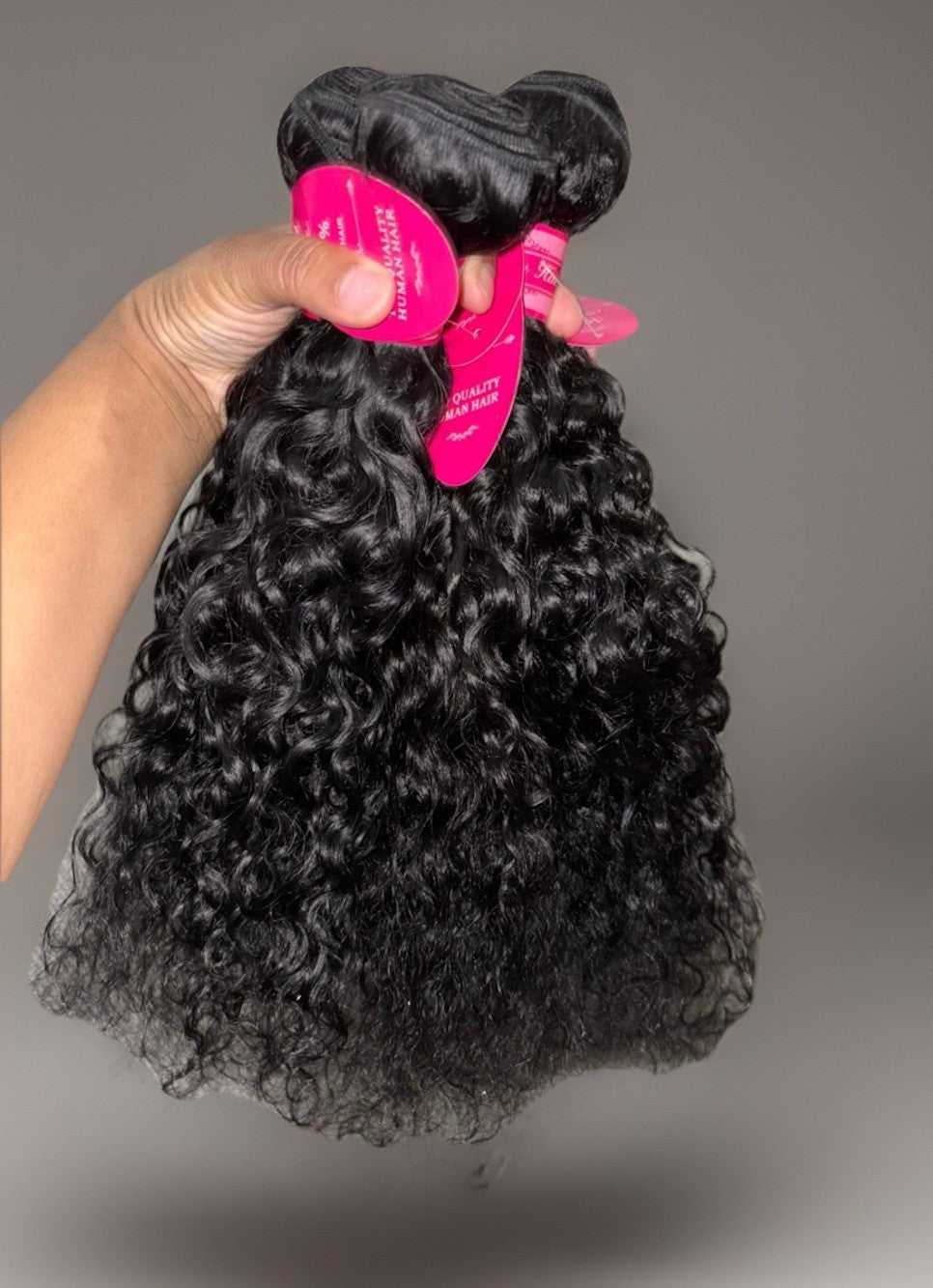 4 Bundles of 100% Water Wave Human Hair Extensions 18”-24” Available