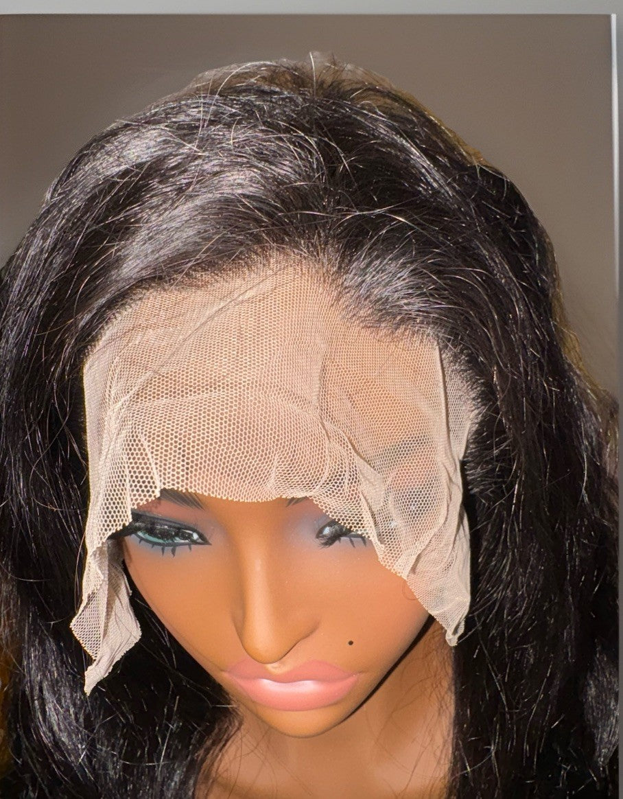 30” 180% Density 13x6 HD Lace Frontal Body Wave Human Hair Wig