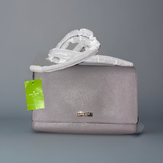 NWT-Kate Spade Tilden Place Alek crossbody bag in Grey (044) WKRU4642
