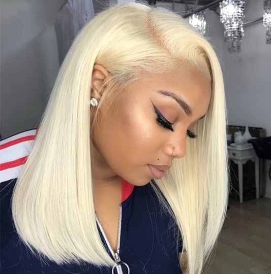 3 Bundles of 100% 613 Blonde Human Hair Extensions Body Wave with Lace Closure