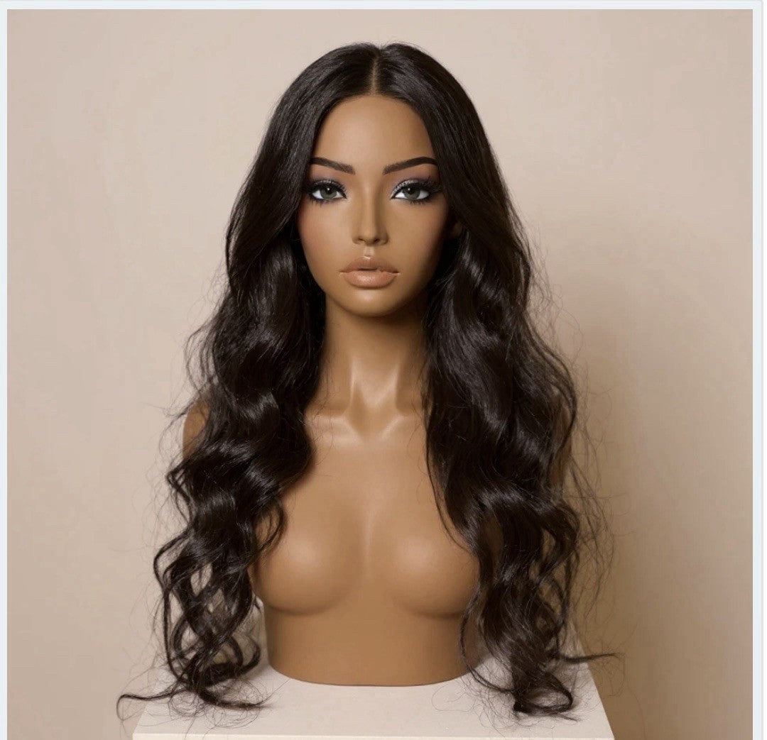 30” 180% Density 13x6 HD Lace Frontal Body Wave Human Hair Wig